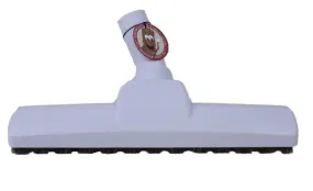 12" Bare Floor Brush With Wheels (White)