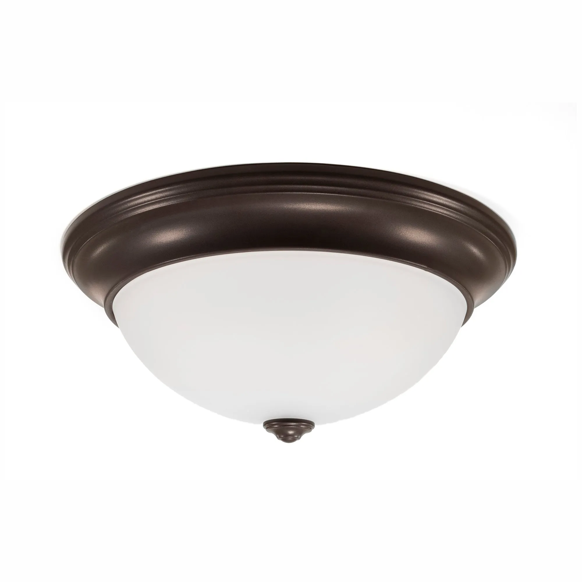 13 Inch Integrated LED Finial Ceiling Flush Mount Fixture, 1850 Lumen, 3K/4K/5K Switch, 90  CRI, in 3 Finishes