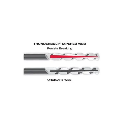 17/64" Thunderbolt® Titanium Coated Drill Bit