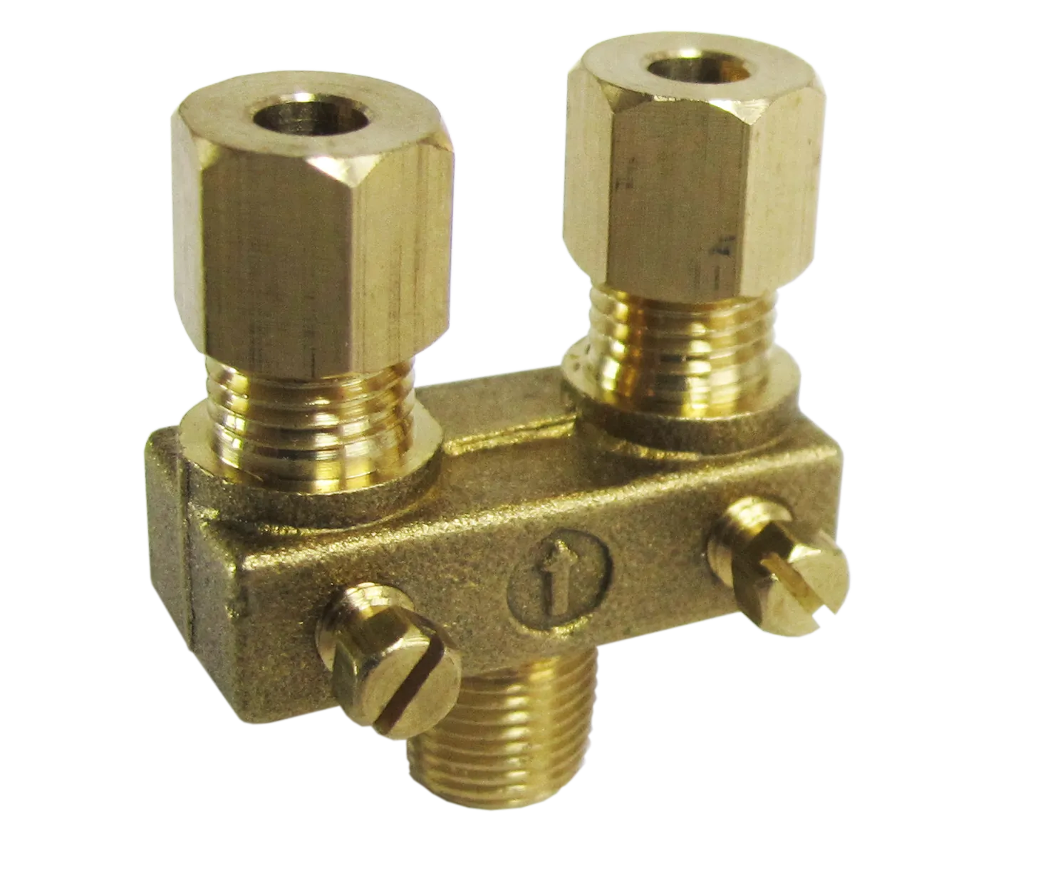 1/8" NPT x 3/16" O.D Tube Adjustable Pilot Dual Valve