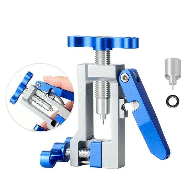 2 in 1 Bike Hydraulic Disc Brake Oil Needle Tools Driver Hose Cutter Cable Pliers Olive Connector Insert BH59 BH90 Install Press