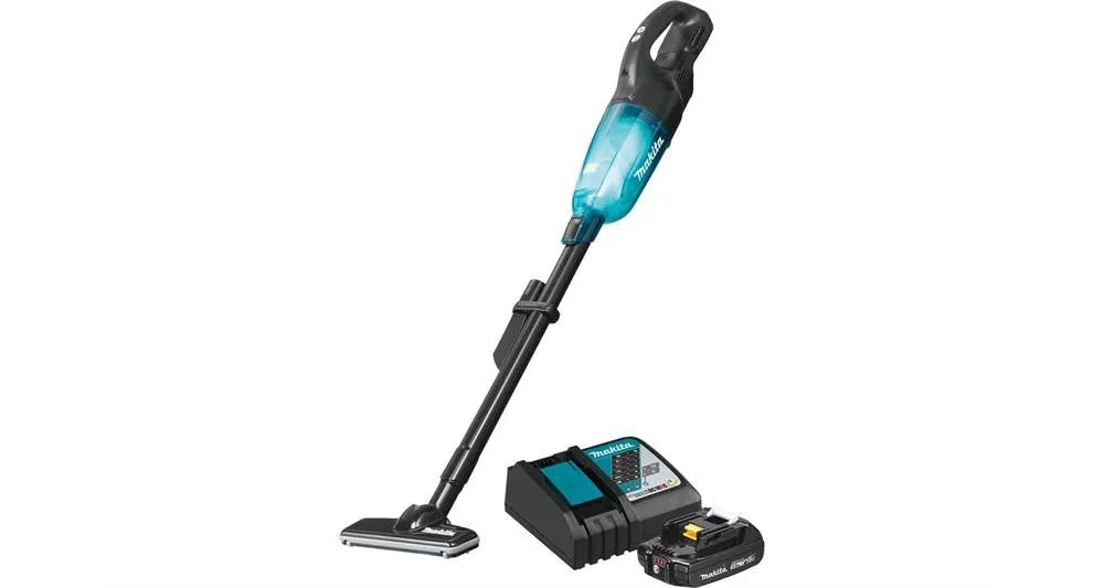 2020 Makita 18V LXT® Compact Brushless 3-Speed Vacuum Kit, w/ Push Button (XLC04R1BX4)