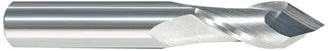 208-822250: 1/4in. Dia., 2-1/2in. Overall Length, 2-Flute, Carbide Drill Mill- SE, 82 deg, Uncoated, USA