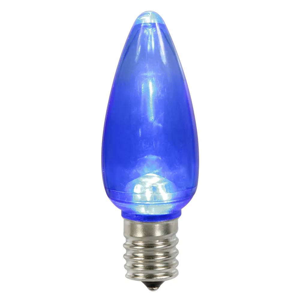 25PK - Vickerman C9 Transparent LED Blue Bulb 0.96W 130V