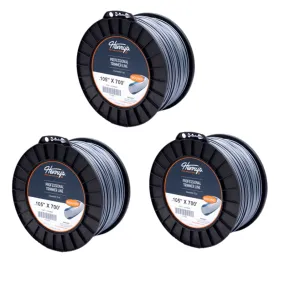 3 PK Henry's H1104049 .105" 700' Round Pro Trimmer Line Twin-Layer Co-Extrusion