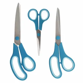 3 x Sewing Scissor Gift Set (Soft Grip)