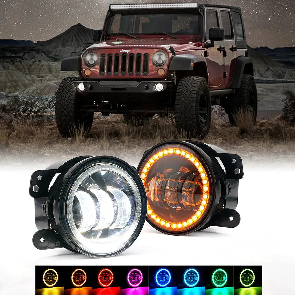 4 Inch RGB LED Halo Fog Lights | Escapade Series