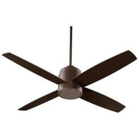 52"Ceiling Fan from the Oslo Collection in Oiled Bronze Finish by Oxygen