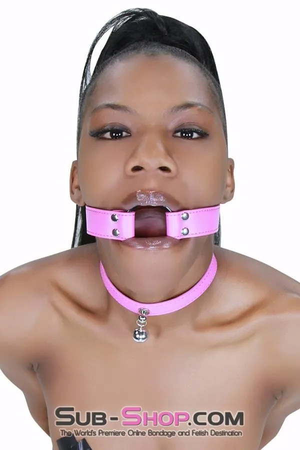 5735RS      Hot Pink Strap Ring Gag