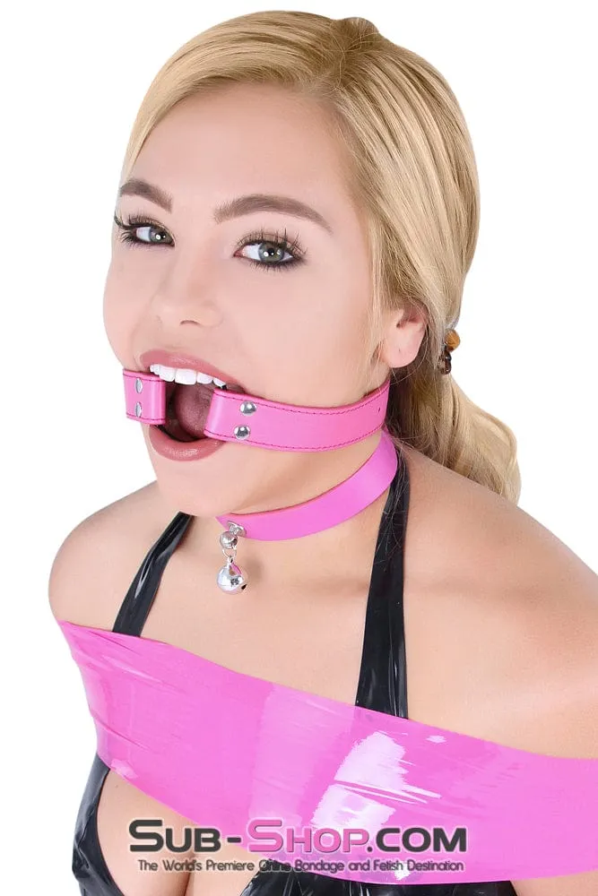 5735RS      Hot Pink Strap Ring Gag