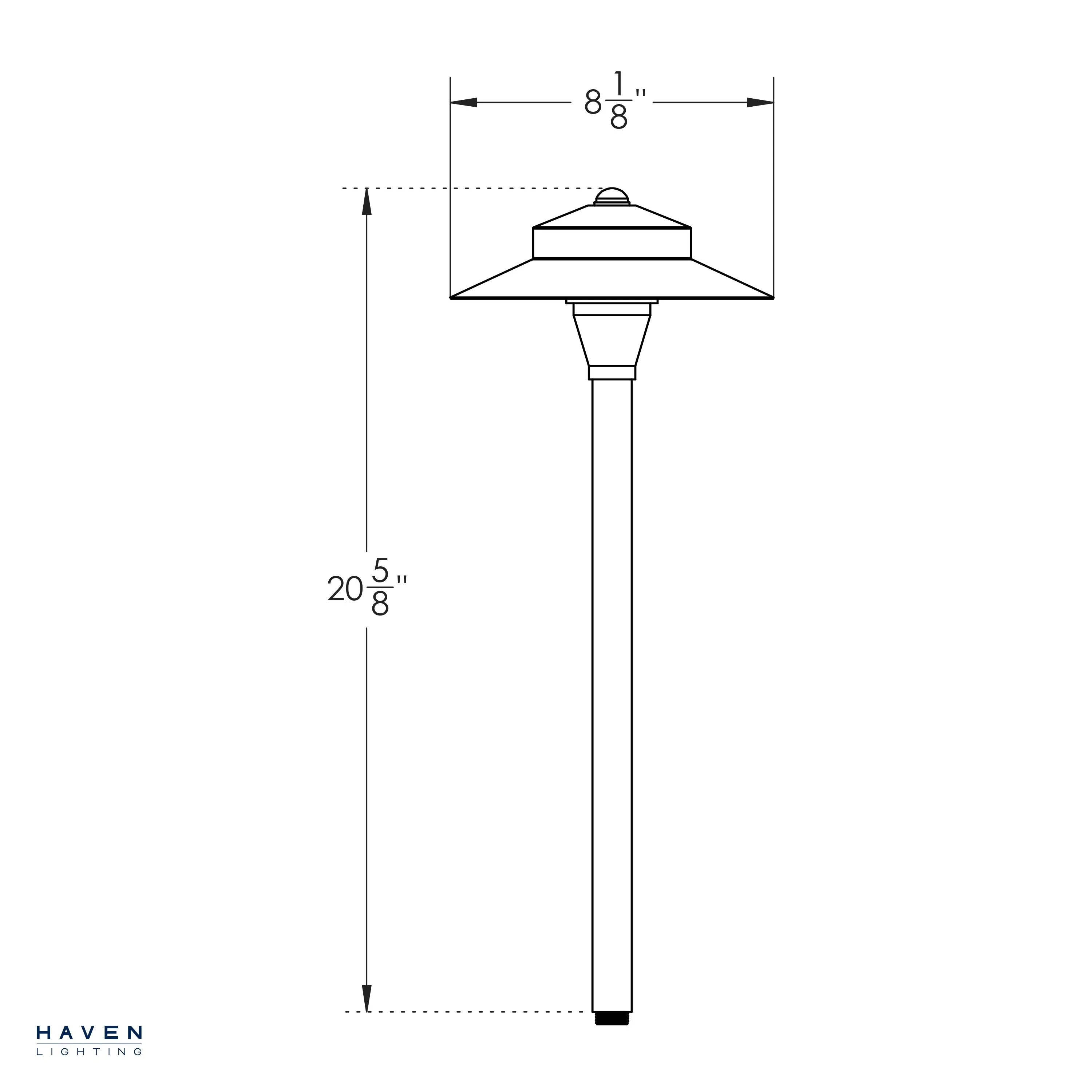 9 Series Pro Full Color LED Path Light - Shade 5