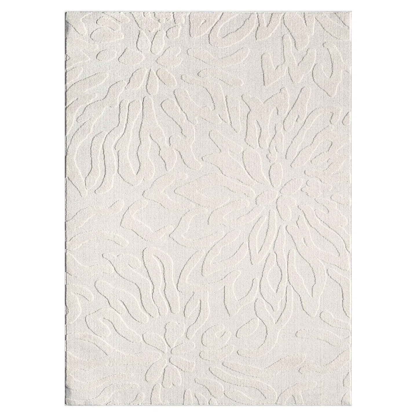 Abstract Floral Area Rug