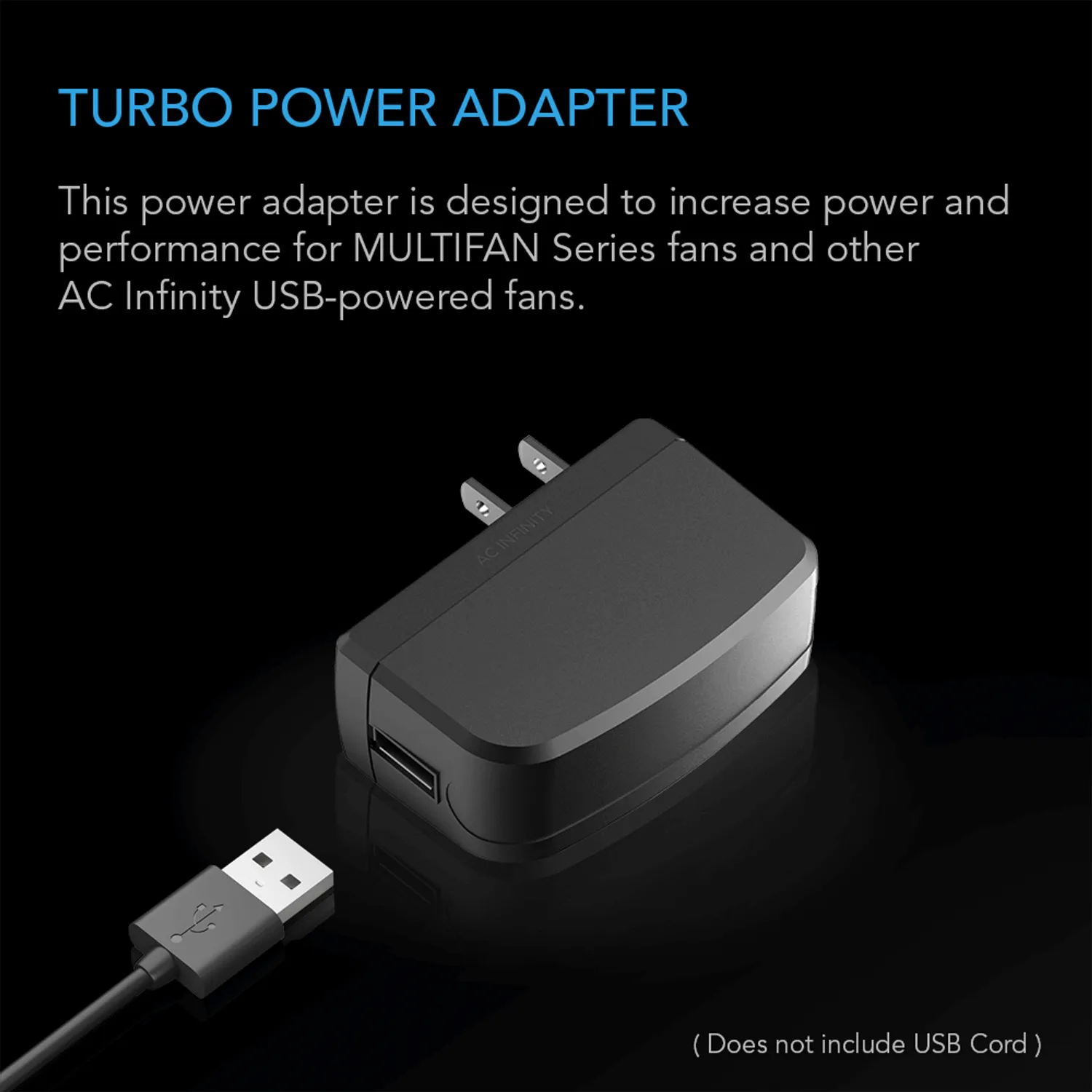 AC Infinity Turbo Fan Power Adapter