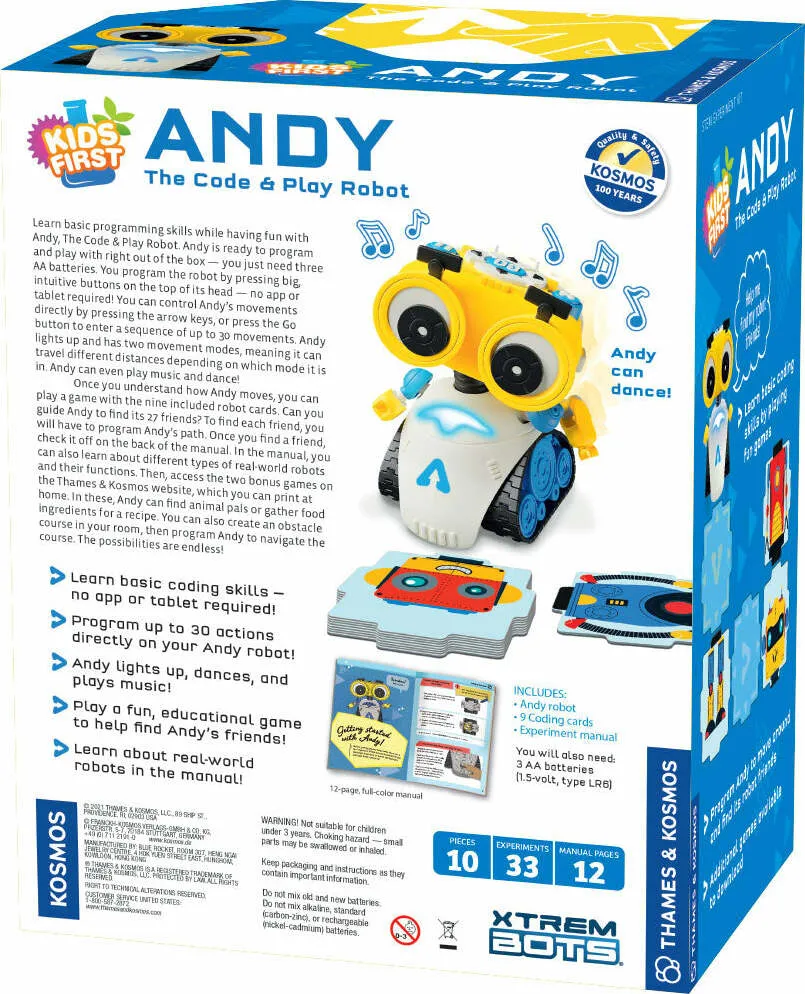 Andy The Code & Play Robot