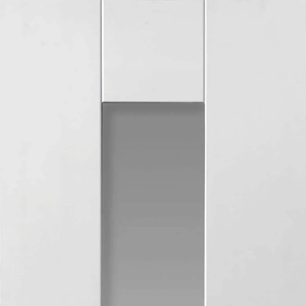 Axis Absolute Evokit Pocket Door - Clear Glass - White Primed