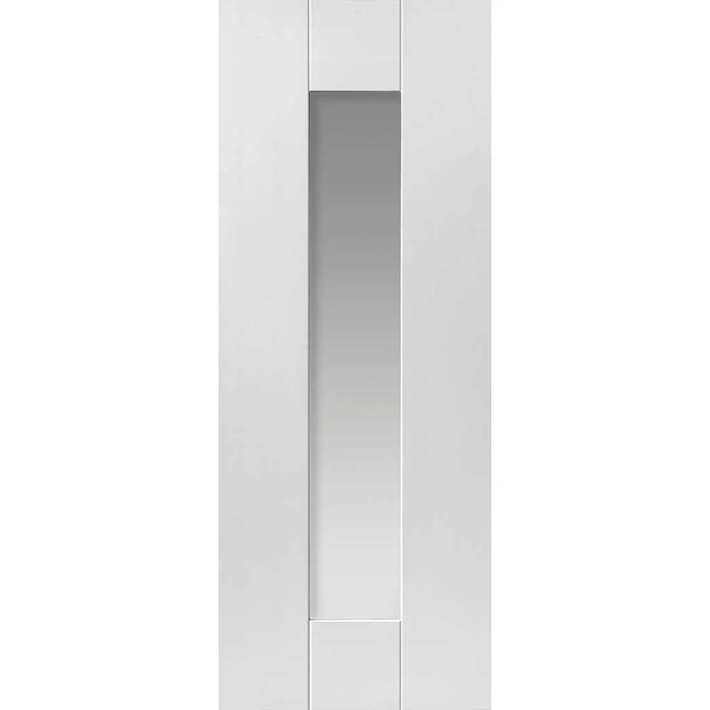 Axis Absolute Evokit Pocket Door - Clear Glass - White Primed