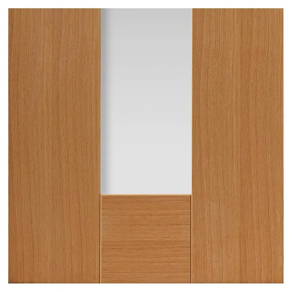 Axis Double Evokit Pocket Doors - Clear Glass