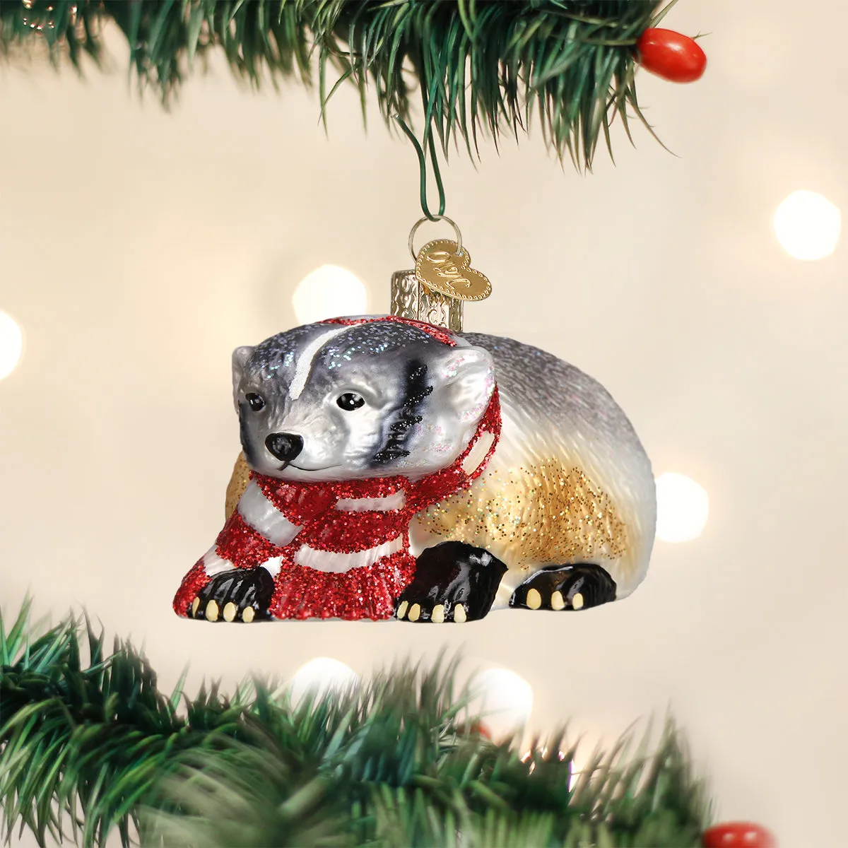 Badger Ornament