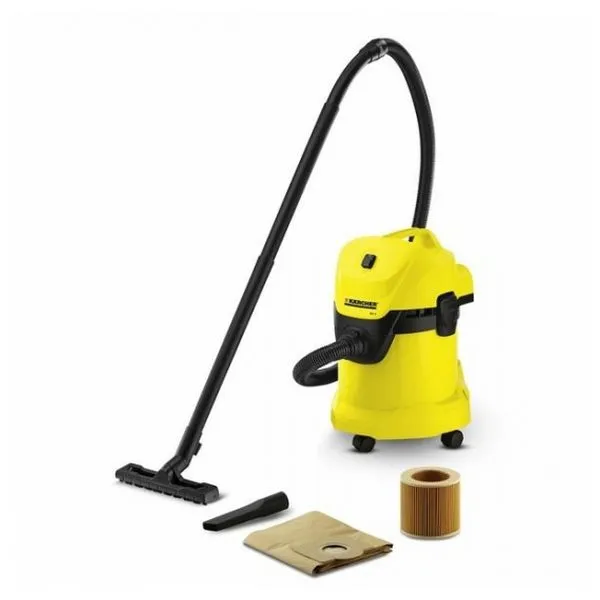 Bagged Vacuum Cleaner Karcher WD 3 17 L 1000W Yellow