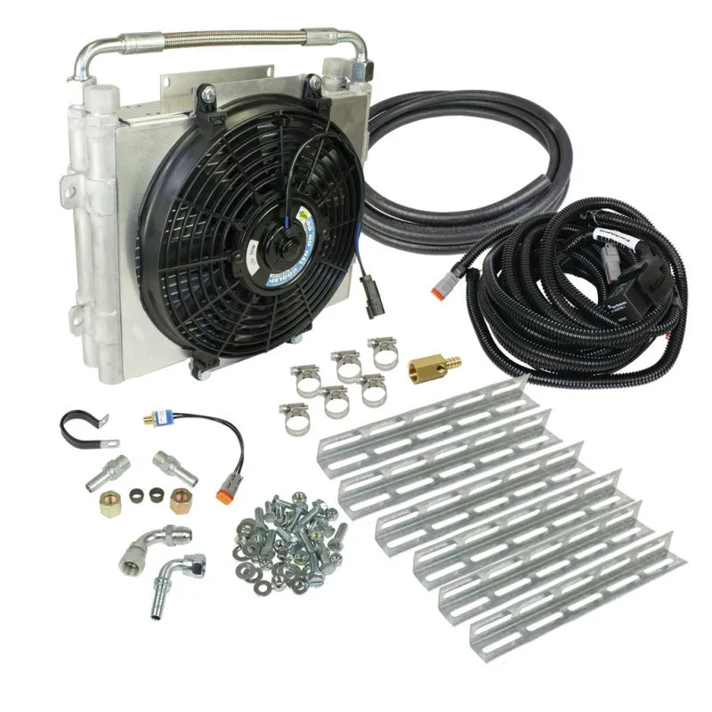 BD Diesel Xtrude Double Stacked Transmission Cooler Kit - Universial 1/2in Tubing 1030606-DS-12