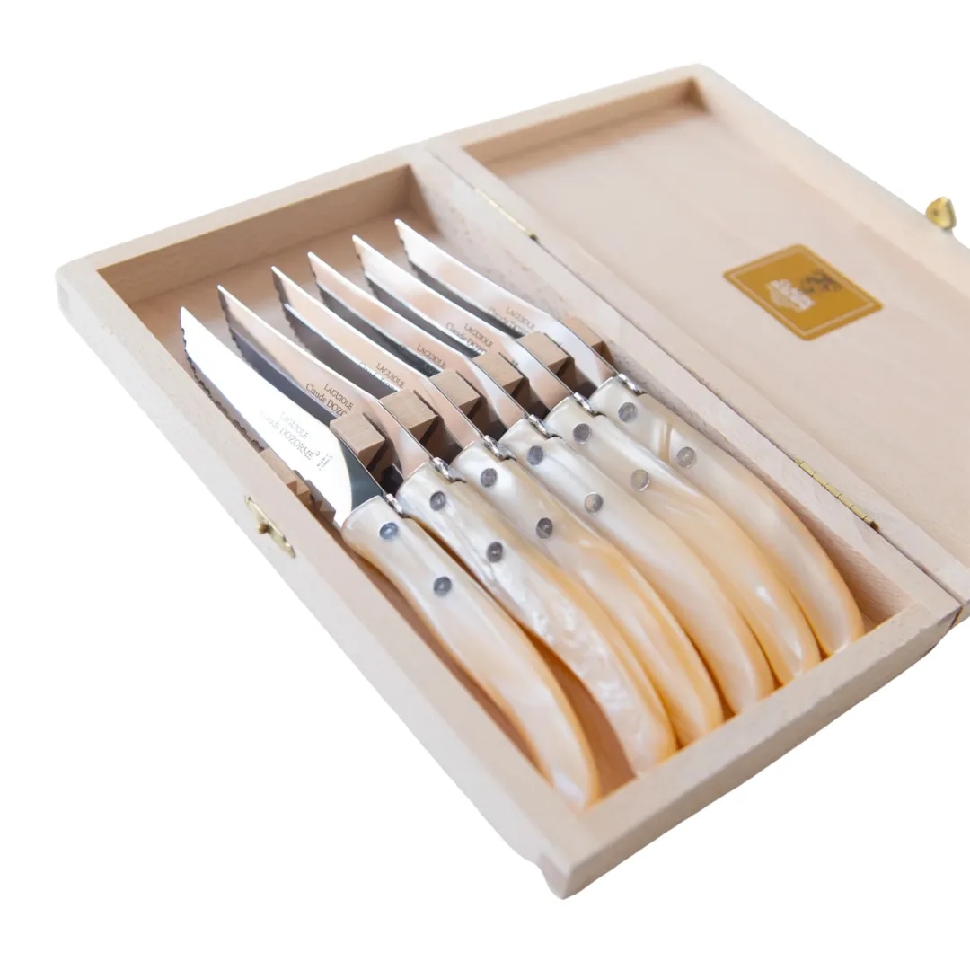 Berlingot Steak Knives {Natural}