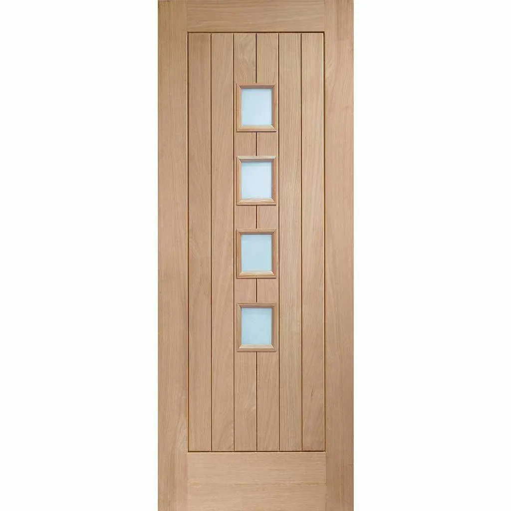 Bespoke Contemporary Suffolk Oak 4 Pane Glazed 2 Door Maximal Wardrobe and Frame Kit