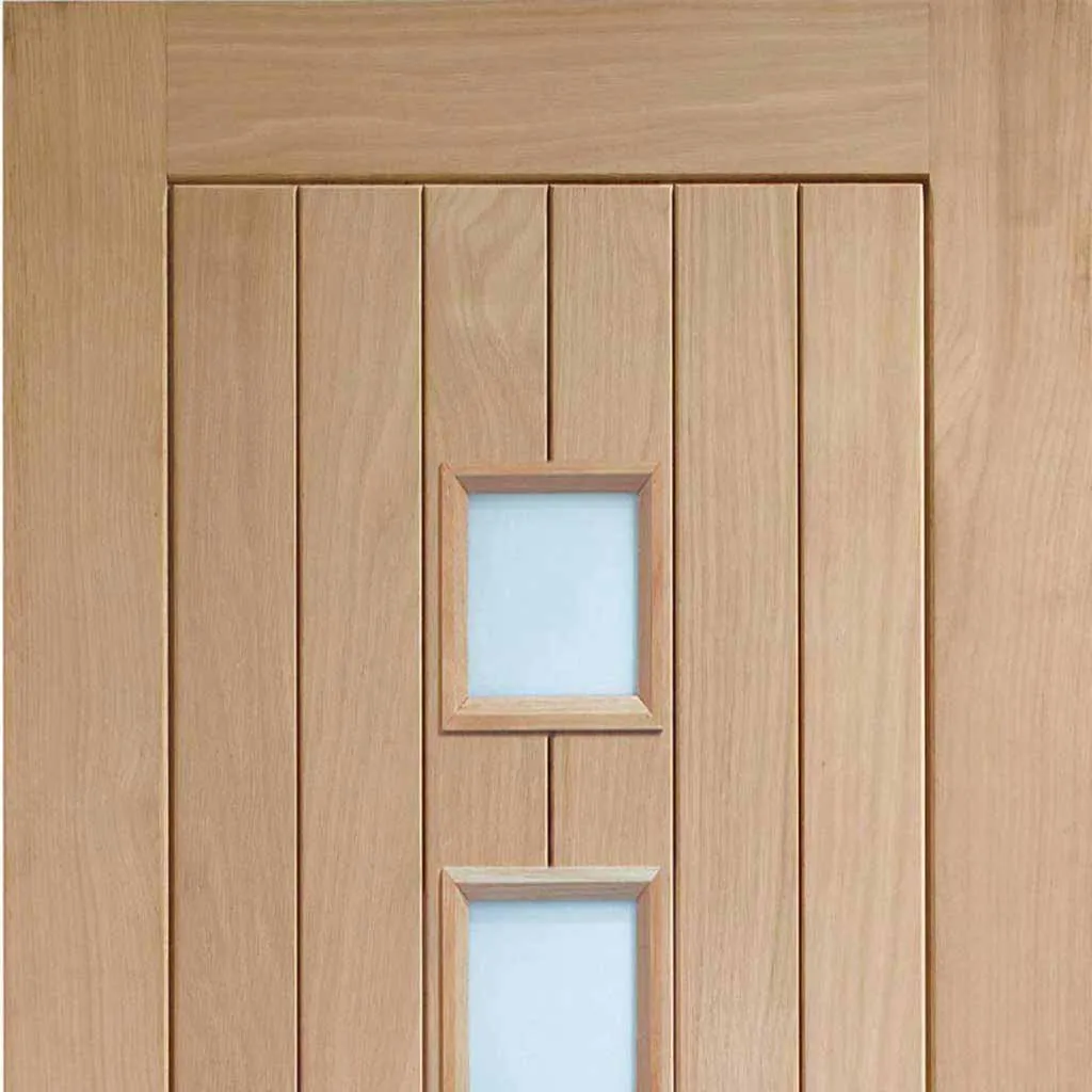 Bespoke Contemporary Suffolk Oak 4 Pane Glazed 2 Door Maximal Wardrobe and Frame Kit