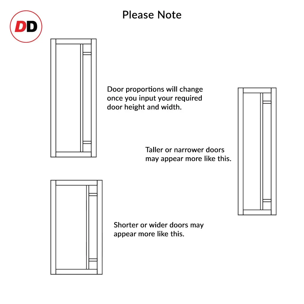 Bespoke Handmade Eco-Urban® Suburban 4 Panel Single Evokit Pocket Door DD6411 - Colour Options