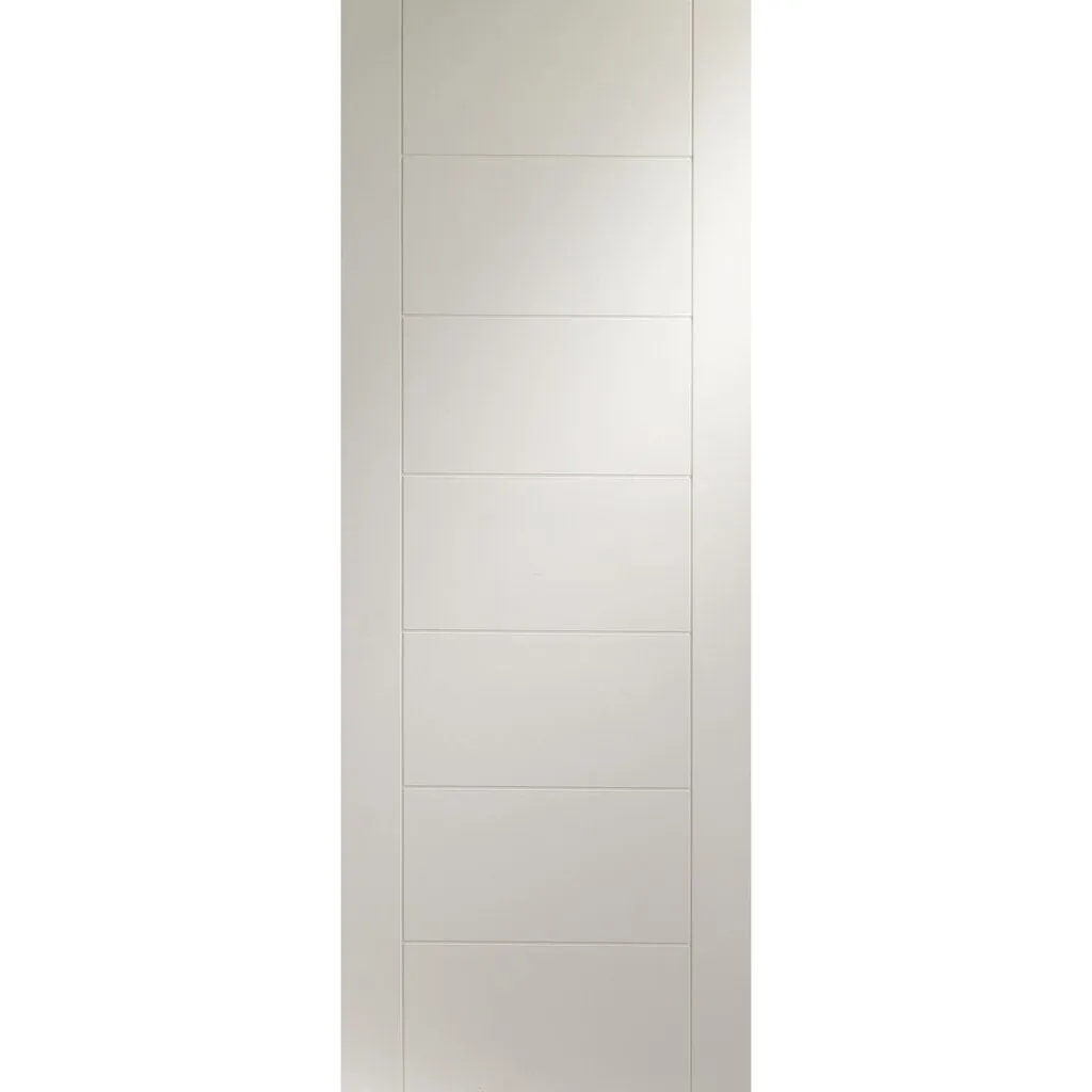 Bespoke Palermo Flush 4 Door Maximal Wardrobe and Frame Kit - White Primed