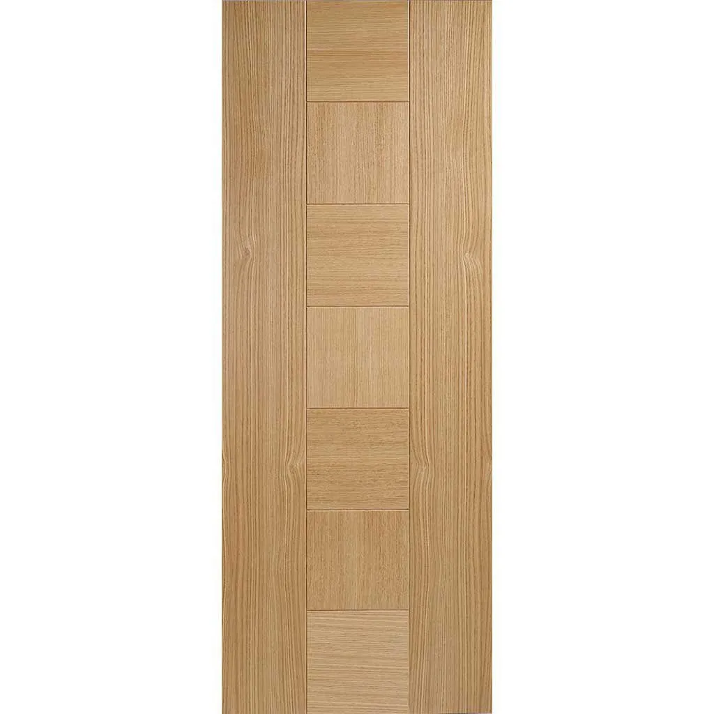 Bespoke Pass-Easi Catalonia Flush Oak Door - 3 Sliding Doors and Frame Kit - Prefinished