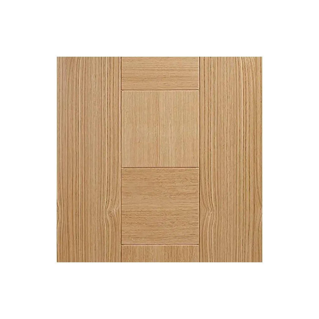 Bespoke Pass-Easi Catalonia Flush Oak Door - 3 Sliding Doors and Frame Kit - Prefinished