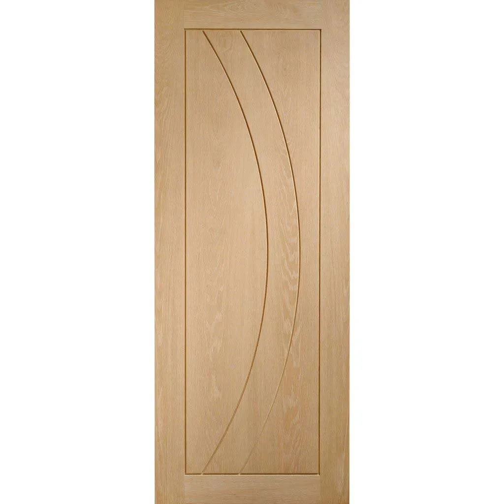 Bespoke Thrufold Salerno Oak Flush Folding 3 2 Door