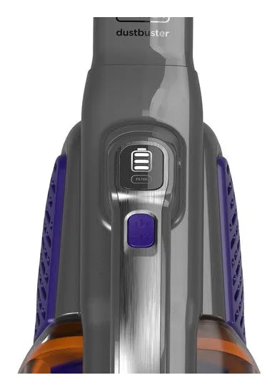 Black & Decker BHHV520BFP-GB handheld vacuum Black, Violet Bagless