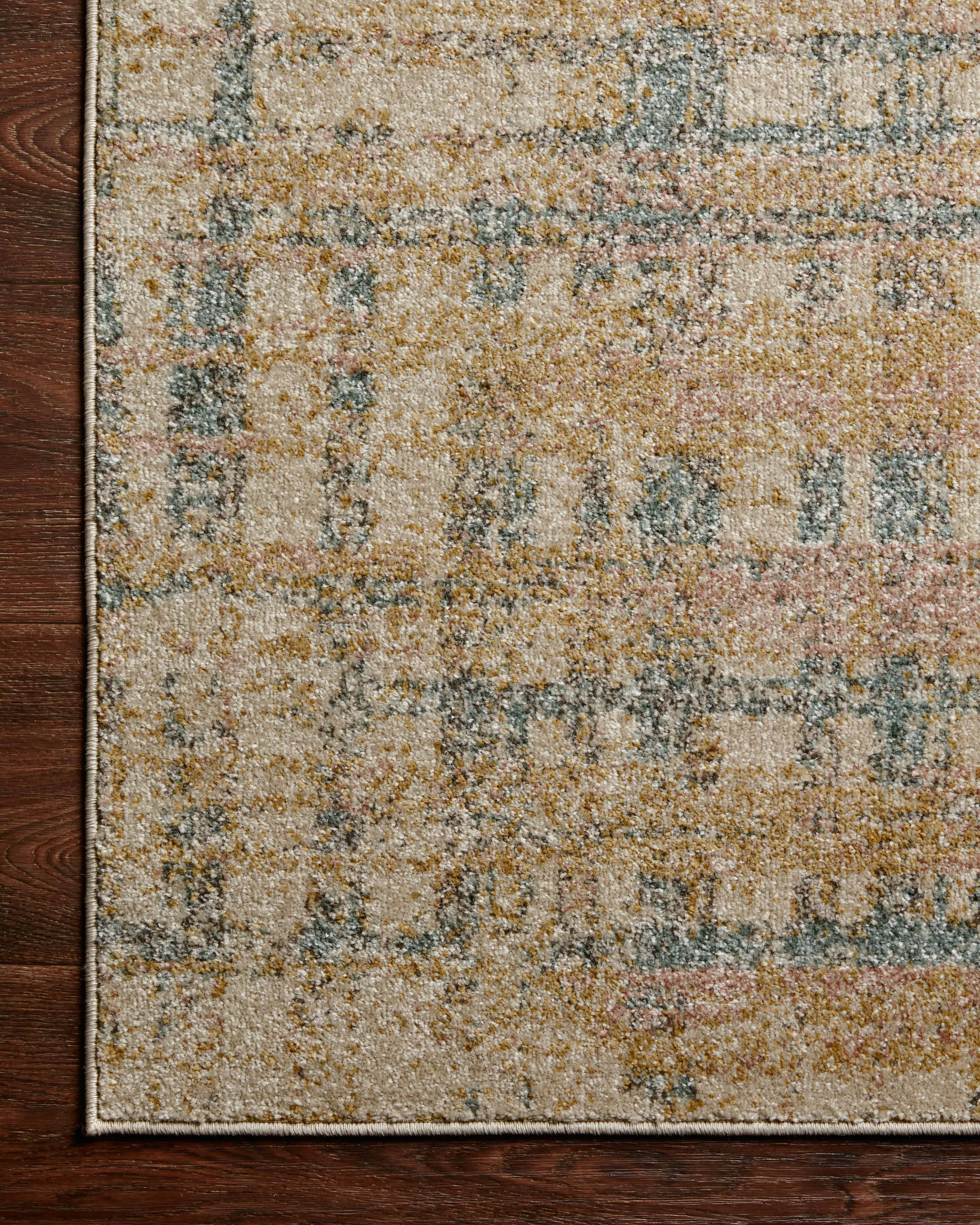 Bowery Rug in Beige / Multi by Loloi II