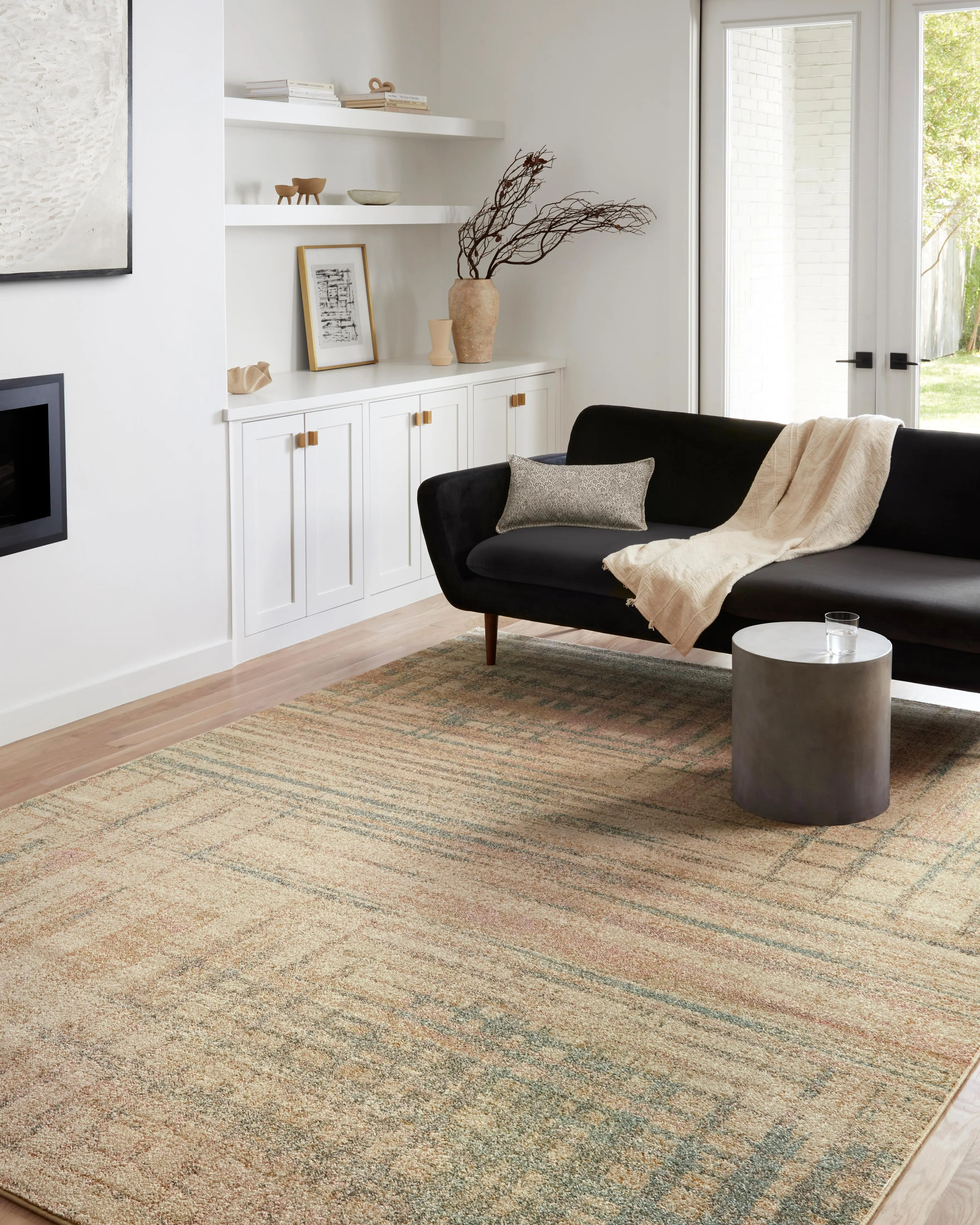 Bowery Rug in Beige / Multi by Loloi II