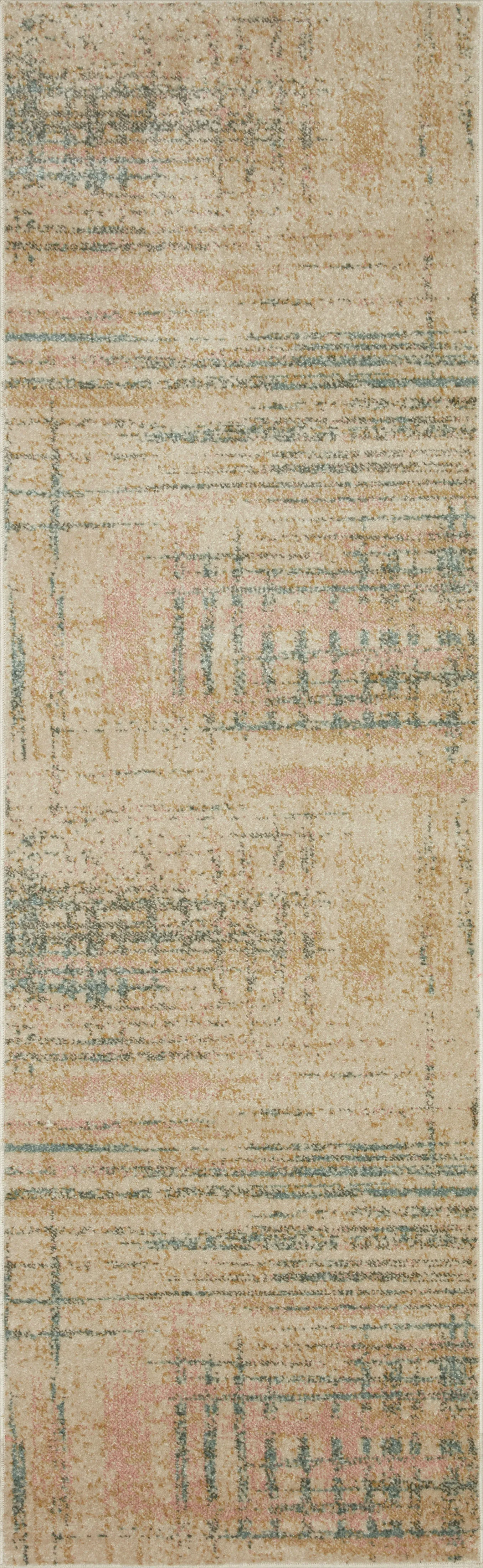 Bowery Rug in Beige / Multi by Loloi II