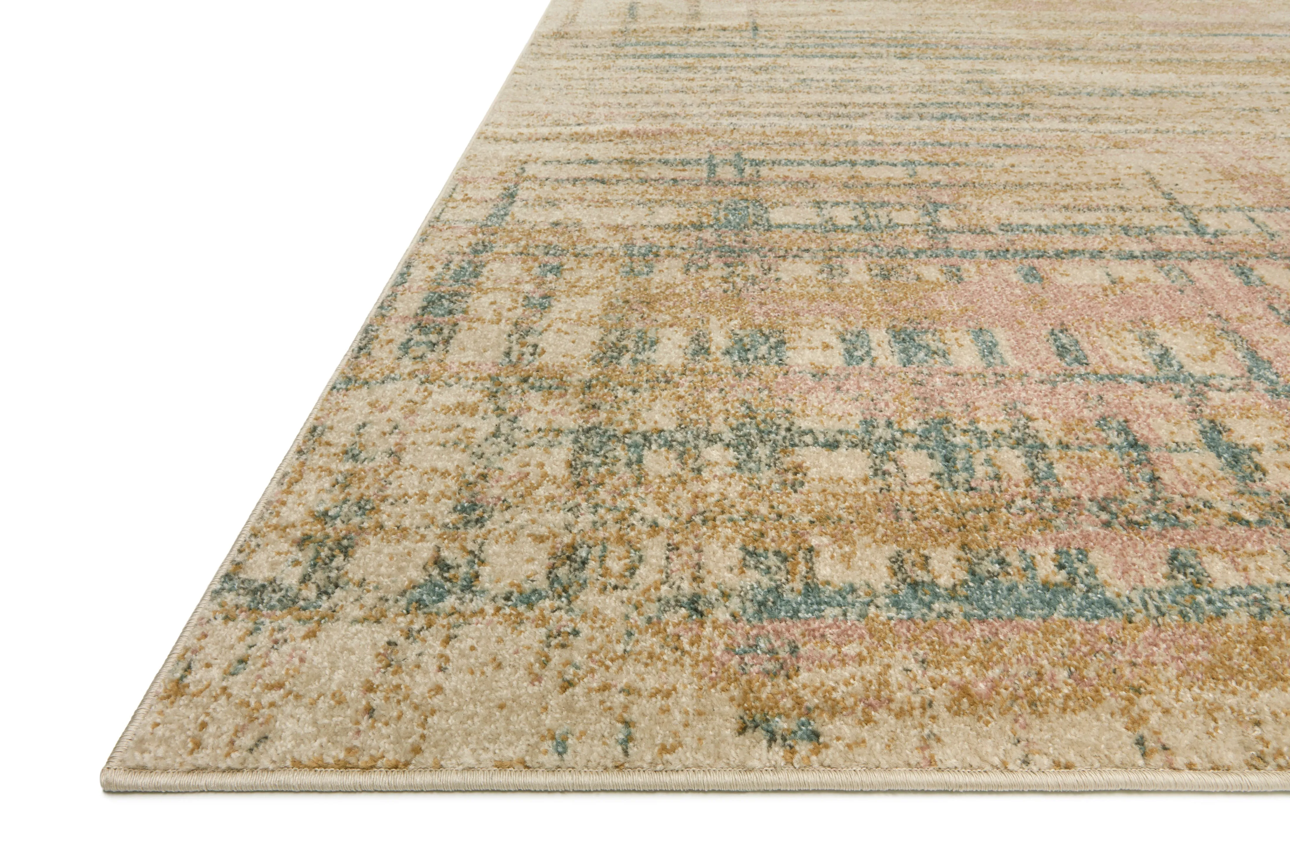 Bowery Rug in Beige / Multi by Loloi II