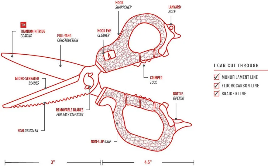 Bubba Medium Shears - 4.5 Inch