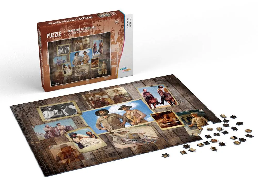 Bud Spencer & Terence Hill Jigsaw Puzzle Western Photo Wall (1000 pieces)