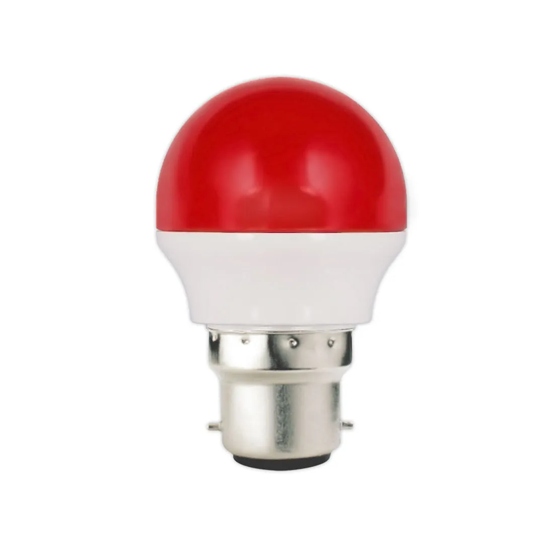 Bulb LED Red 2 Watts B22 (Pin)