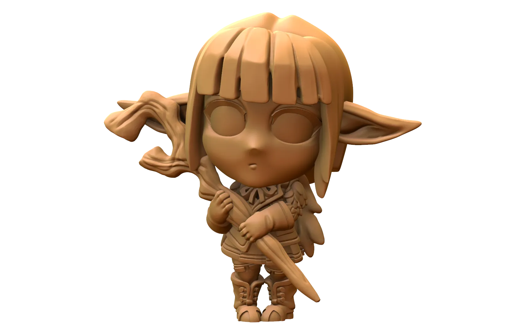 Capsule Chibi - Overlord - Dark Elf Druid