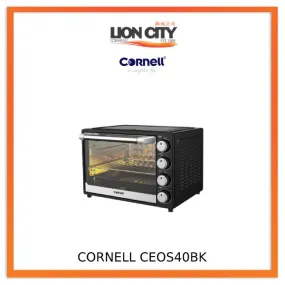 Cornell 40L Electric Oven with Individual Temperature Control CEOS40BK