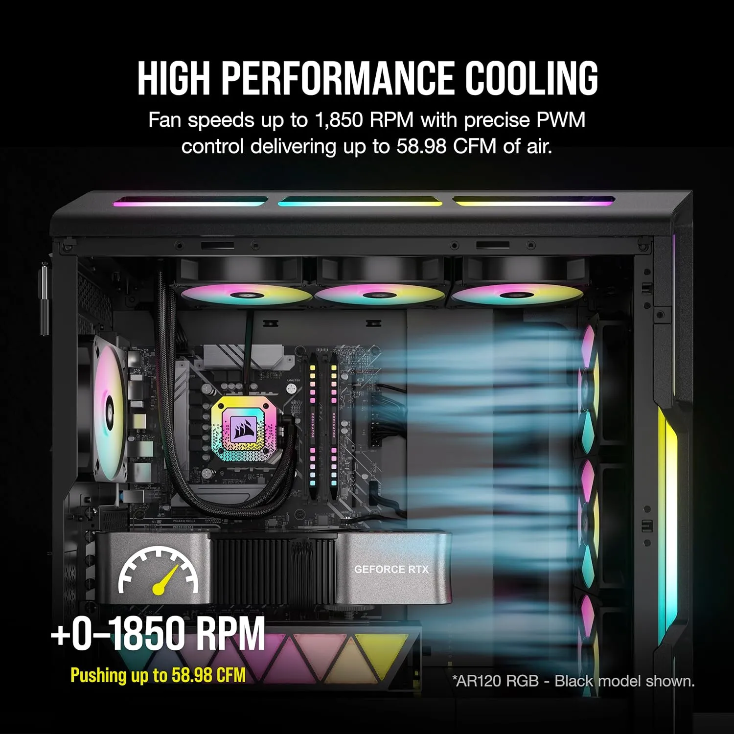 Corsair iCUE AR120 Digital RGB 120mm PWM Fan 風扇 - White 白色 (Triple Pack 三件裝) CO-9050169-WW