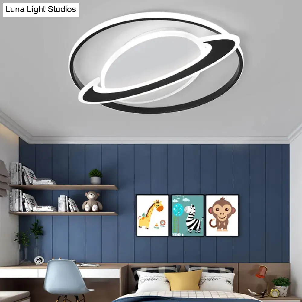 Creative Acrylic LED Flush Mount Ceiling Light for Boys' Bedroom