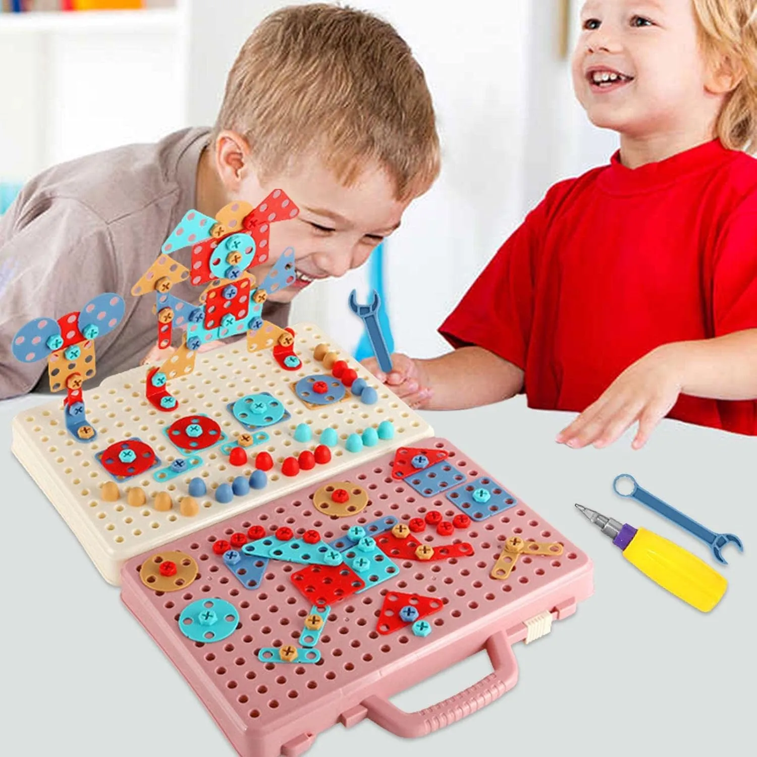 Creative Puzzle Drill Screw Construction Play Set - 681