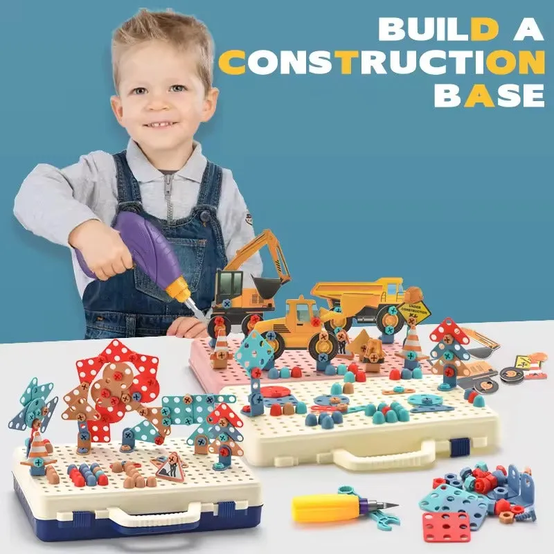 Creative Puzzle Drill Screw Construction Play Set - 681