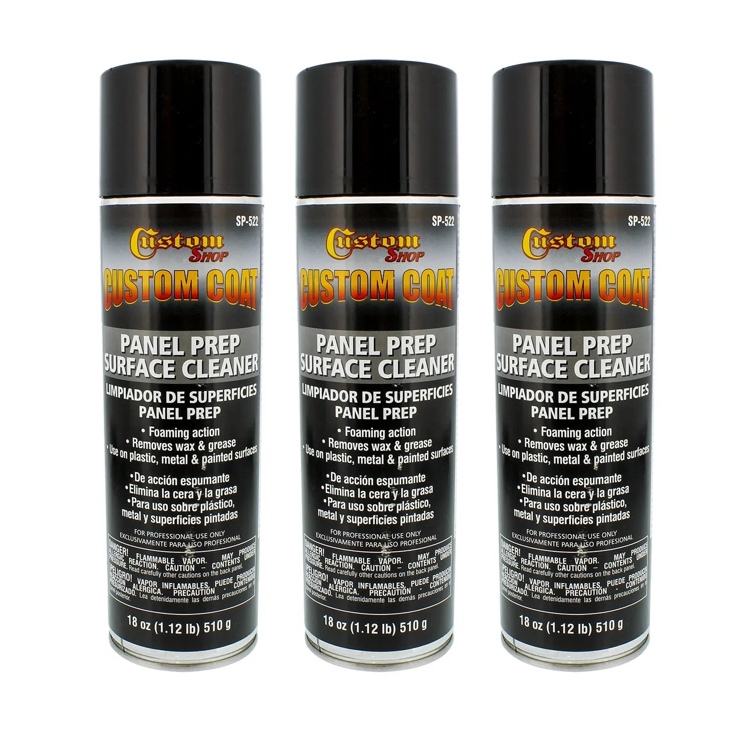 Custom Coat Panel Prep Surface Cleaner (Pack of 3)