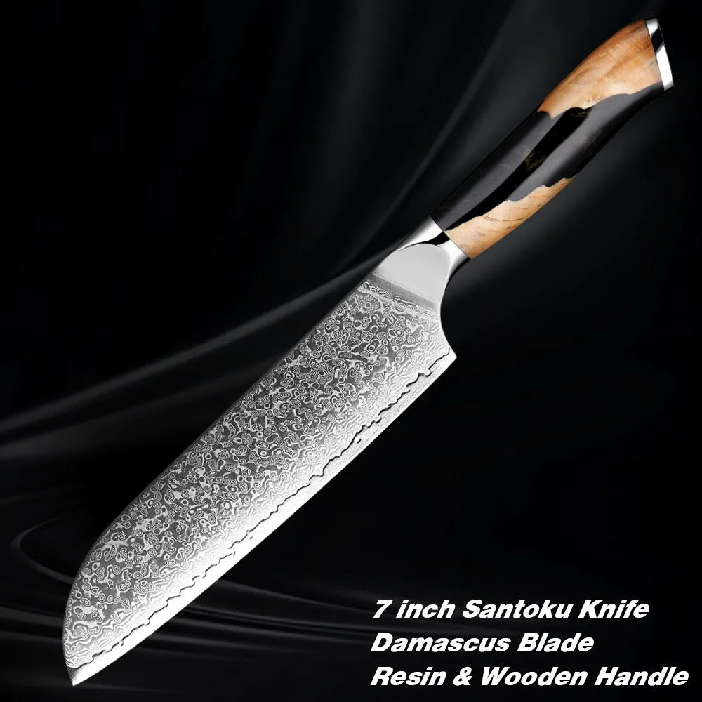 Damascus Steel Chef Knife Kitchen Professional Knives