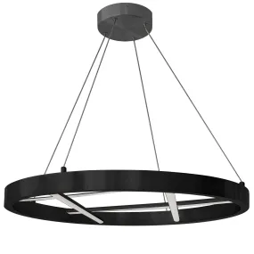 Dante LED Pendant in matte Black