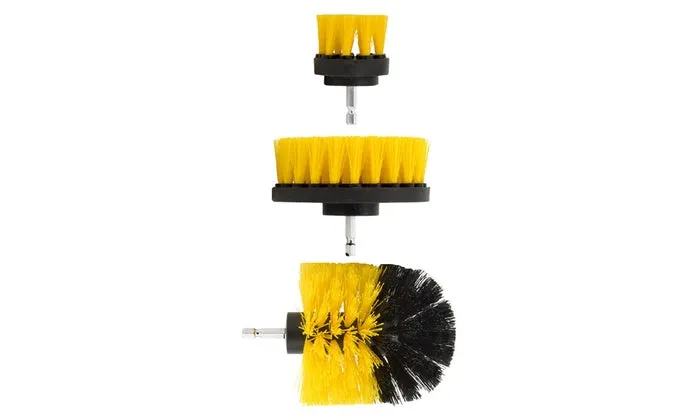 Drill Brush Set - Power Scrubber - 3 Pieces